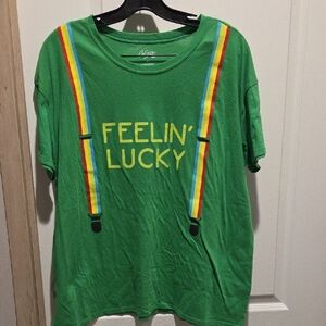 City Streets Green Graphic Tee